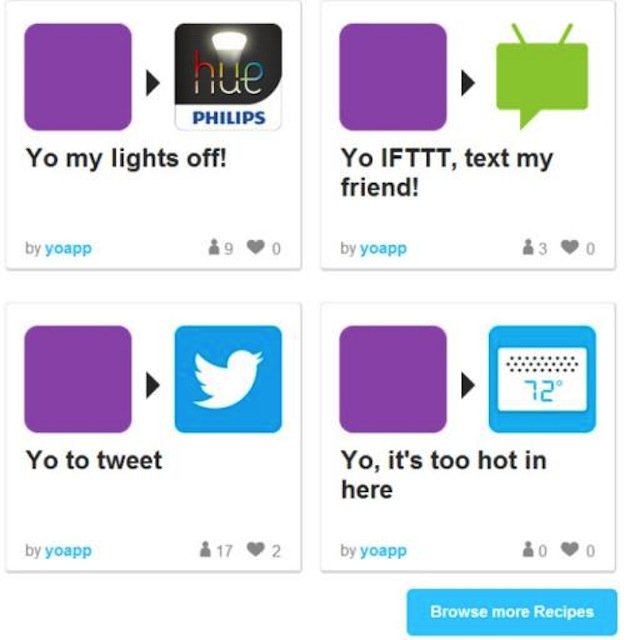 Yo có thể dùng để ra lệnh nhanh nhiều ứng dụng và thiết bị