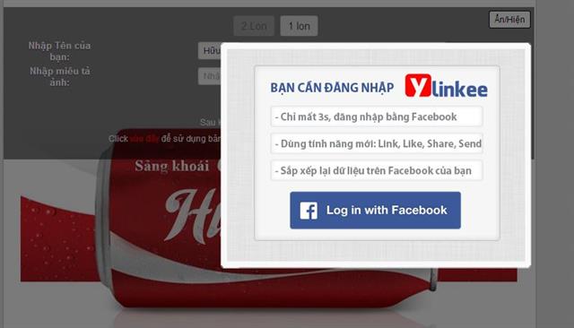 In chữ lên lon Coca Cola 