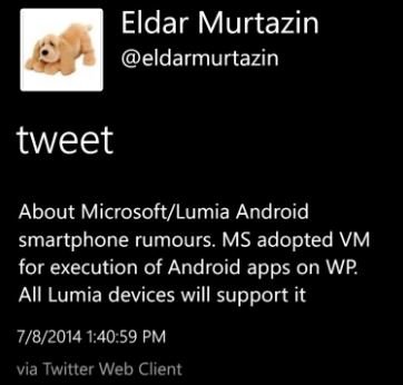 Nokia Lumia chạy Android