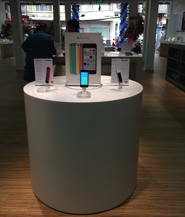 Vị trí đặt iPhone, iPod