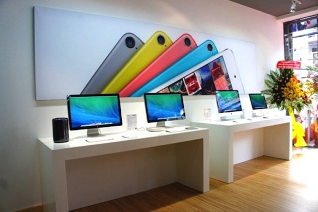 Vị trí đặt Macbook