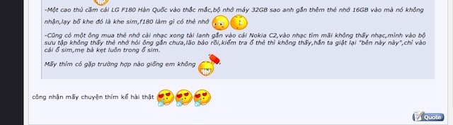 Nhiều người tỏ ra thích thú với những câu chuyện trên