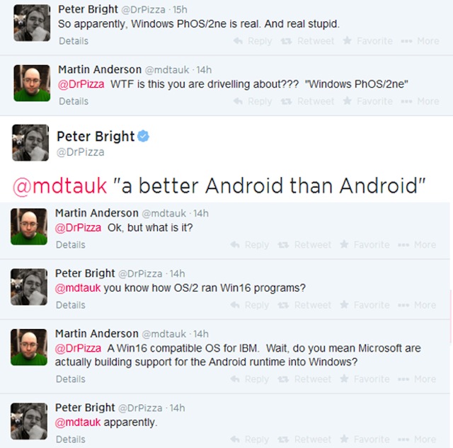 Thông điệp của Peter Bright