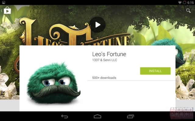 Giao diện mới trên chợ ứng dụng Android