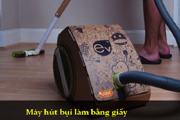 Máy hút bụi làm từ giấy