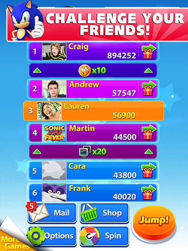 sonic jump fever sonic jump fever