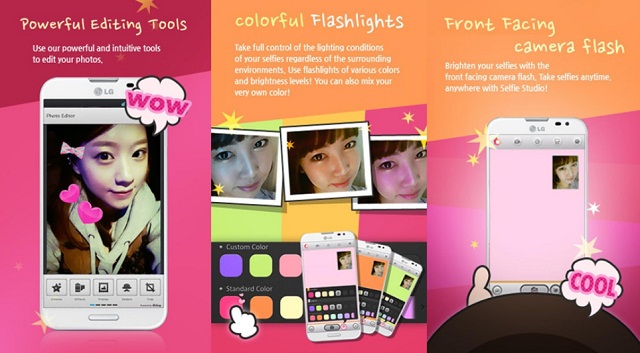 Selfie Studio: Flash Camera Ứng dụng tự sướng