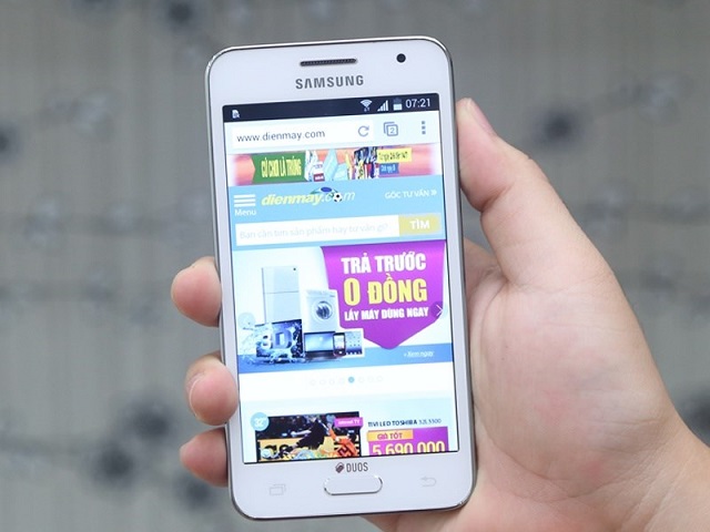 Samsung Galaxy Core 2 có màn hình 4.5 inch
