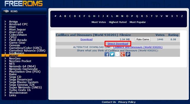 Các bạn lưu ý, chỉ bấm vào phần Direct Download, chứ không bấm vào phần Download phía trên