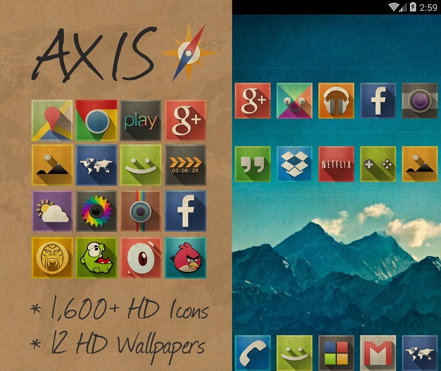 25 bộ icon Android