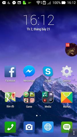 Bây giờ ảnh nền đã trở lại như bình thường