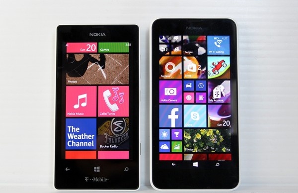 Nokia Lumia 521 vs Lumia 635