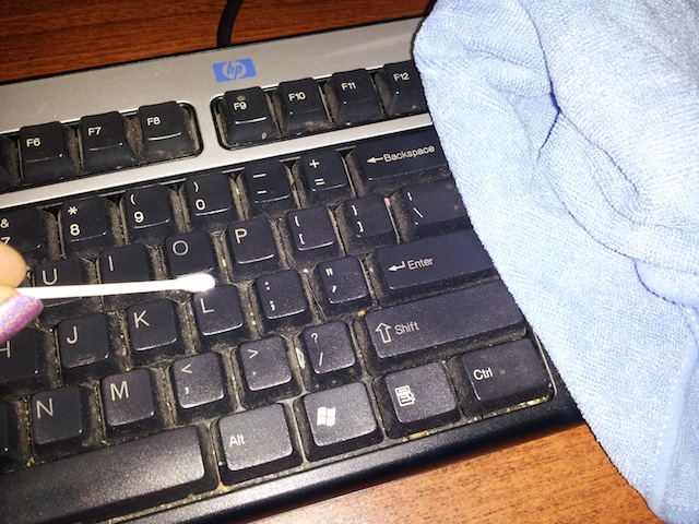 Bàn phím rất bẩn