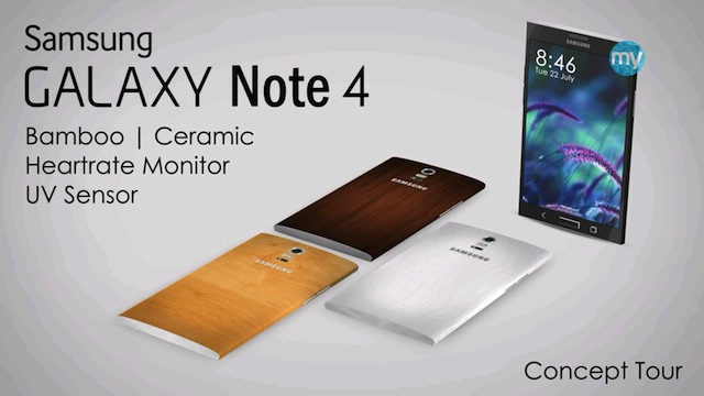 Bản thiết kế mới của Galaxy Note 4