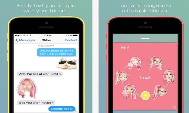 Dùng ảnh tự sướng làm icon chat cực dễ với imojiapp Dùng ảnh tự sướng làm icon chat cực dễ với imojiapp