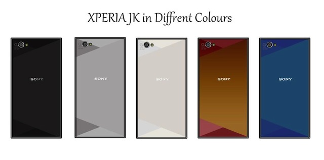 Mặt sau nhiều màu sắc