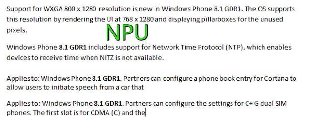 Tài liệu hé lộ các tính năng mới trên Windows Phone 8.1 GDR1