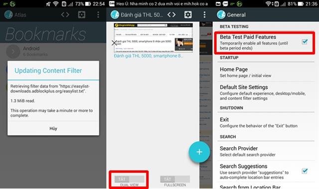 Tại sao không kích hoạt được tính năng chia đôi màn hình (dual view)?