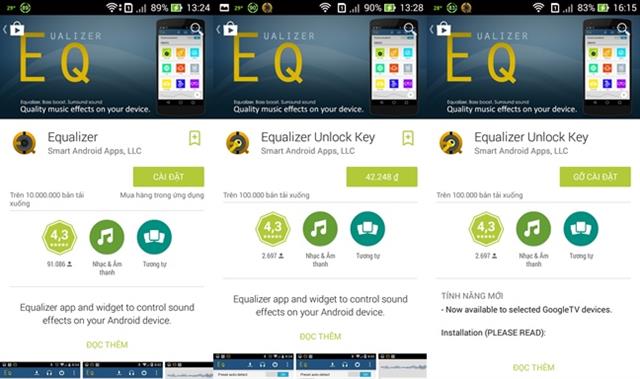 Nếu bạn kích hoạt phiên bản chuyên nghiệp với giá hơn 42 ngàn đồng, thì sẽ mở khóa được những tính năng thông minh hơn. Tải Equalizer miễn phí tại đây