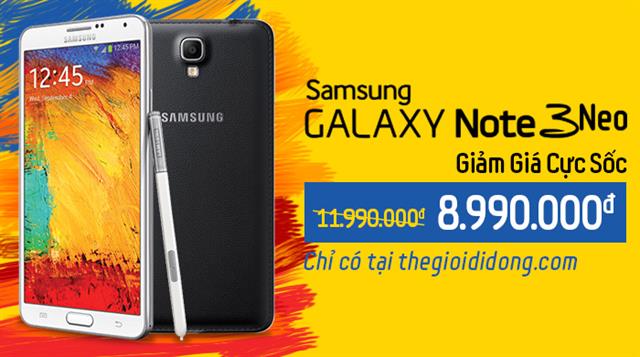 Samsung Galaxy Note 3 Neo giảm giá