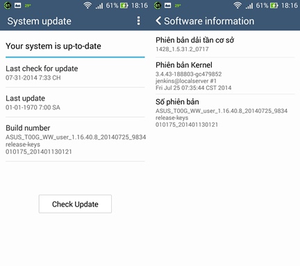 Tải gói phần mềm V1.16.40.8 về tại đây (trường hợp không cập nhật qua OTA được). Tham khảo cách nâng cấp bằng thủ công tại đây