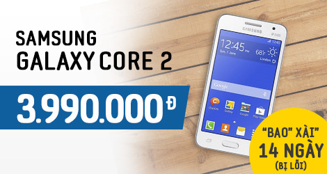 Mua Online Galaxy Core 2 - Trúng 4 Galaxy V mỗi ngày