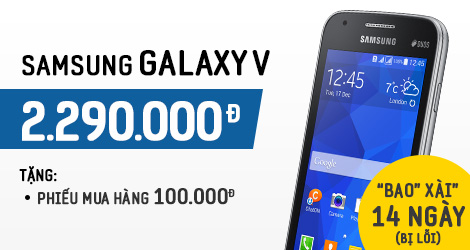 Mua Online Galaxy V - Trúng 4 Galaxy V mỗi ngày