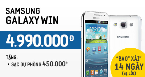 Mua Online Galaxy Win - Trúng 4 Galaxy V mỗi ngày