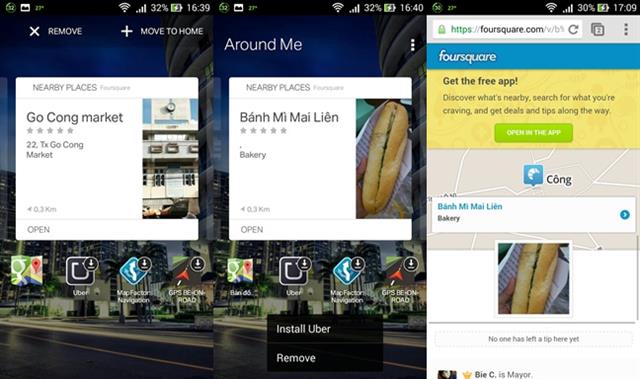 Thư mục thông minh Around Me