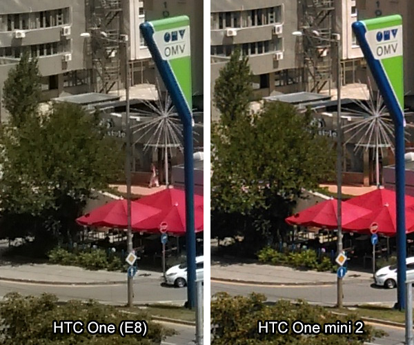 Có vẻ như camera trên HTC One Mini 2 đang thắng thế