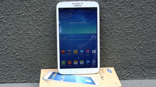 Dòng máy tính bảng Tab 3 bị mất của cụ ông