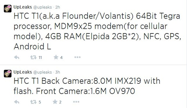 Cấu hình của Nexus 8 được xác nhận