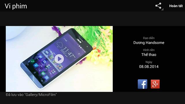 Lưu microFilm lại