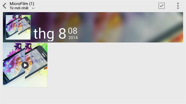 File video microFilm .mp4 được lưu ở mục MicroFilm