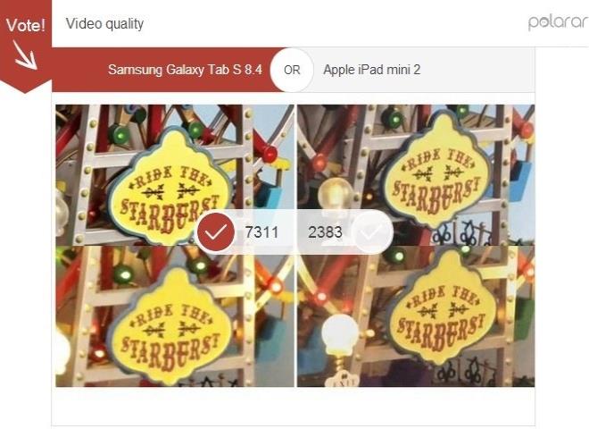 Samsung Galaxy Tab S 8.4 vs Apple iPad mini 2