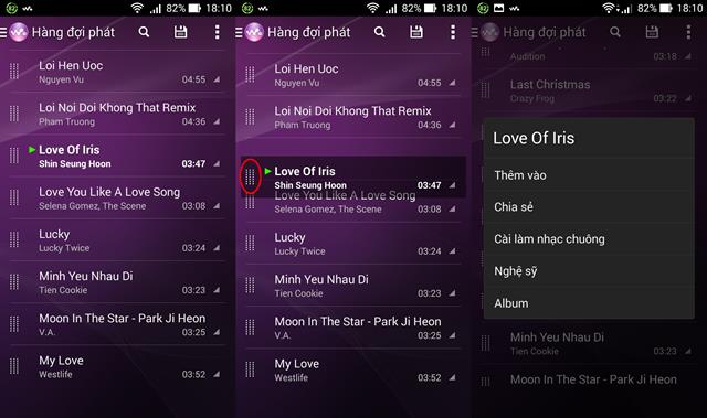 Di chuyển bài hát