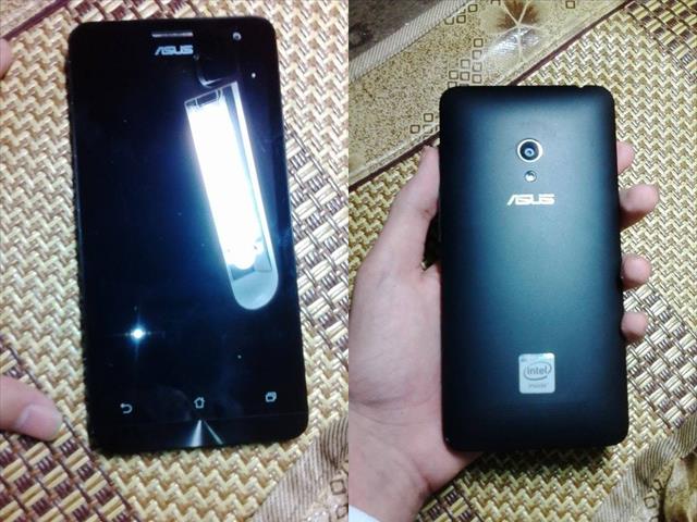 Máy Asus Zenfone 5 của anh Mạnh Hùng đang sử dụng