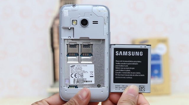 Pin 1500 mAH của Galaxy V