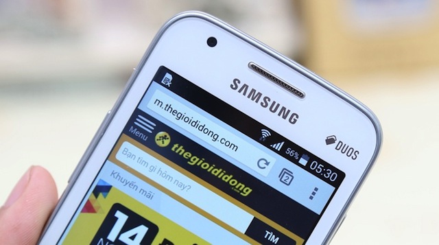 Cận cảnh màn hình Galaxy V