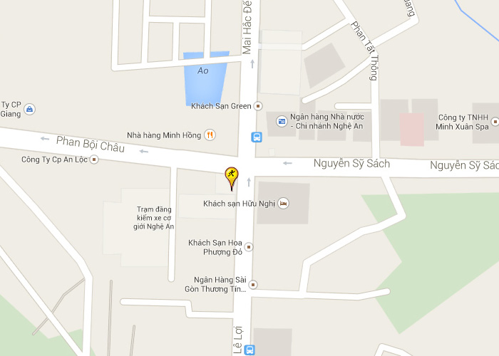 Bản đồ siêu thị Thegioididong.com Nghệ An