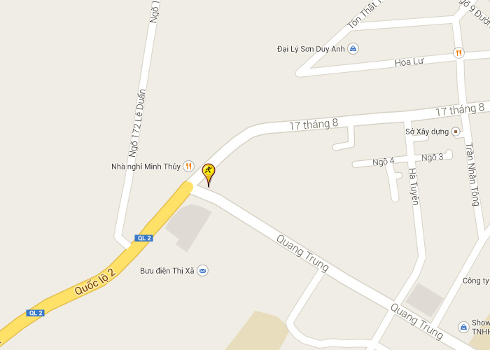 Bản đồ siêu thị Thegioididong.com Tuyên Quang