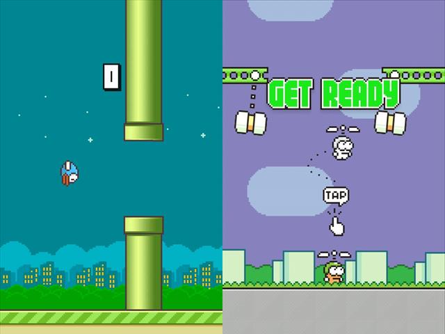 Bạn thích Swing Copters hay Flappy Bird?