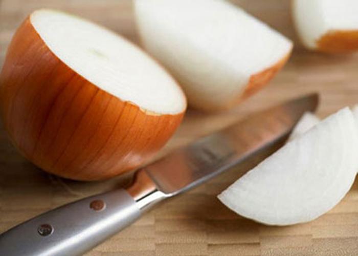 Make onions not irritate when cutting