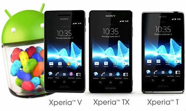 Xperia V, T và TX