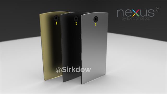 Concept Nexus 6 với màn hình 3D