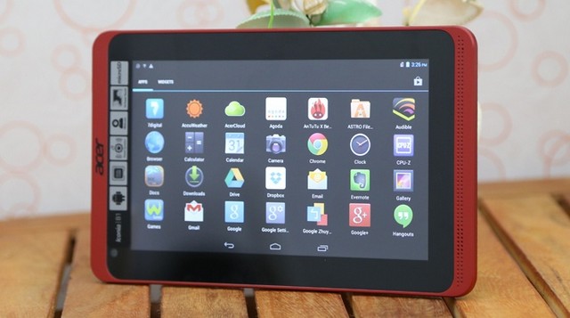 Trên tay tablet Acer hỗ trợ 3G có giá siêu rẻ