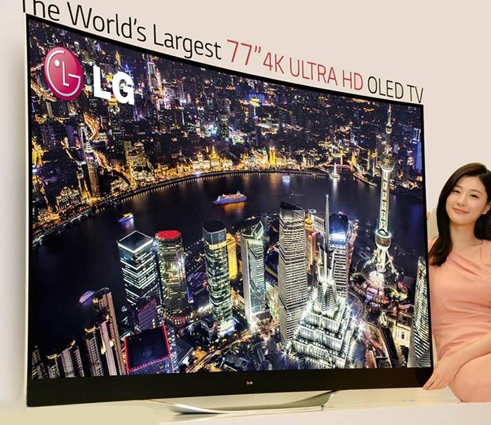 Chất lượng hình ảnh OLED 4k lên đến 33 triệu điểm ảnh