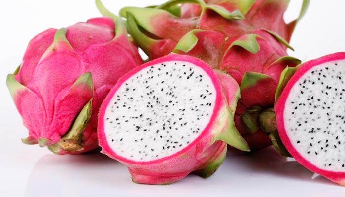 Dragon fruit contains abundant fiber, aiding digestion.