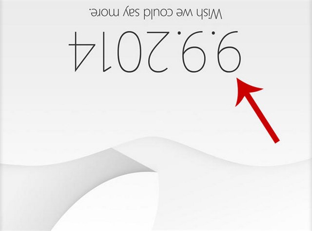 Thư mời ngày 9/9 của Apple