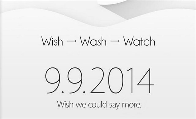 Thư mời ngày 9/9 của Apple